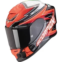 Scorpion Exo-R1 Evo Air Alvaro Replica Rot L - Motorradhelm mit innovativem Airfit™ Wangenpolstersystem für individuelle Passform. Extrem leicht und sicher durch Ultra TCT® Gewebe, ideal für Freizeit- und Profifahrer.