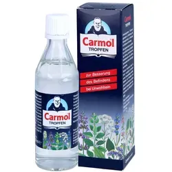 Carmol Tropfen 80 ML - Nahrungsergänzungsmittel zur Unterstützung der Verdauungsfunktion und Verbesserung des Befindens bei Unwohlsein, traditionell angewendet.