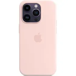 Apple MagSafe Silikon Case für iPhone 14 Pro - Pink - Handyhüllen mit induktivem Laden, stoßfest und perfekt für dein iPhone 14 Pro. Schützt und sieht toll aus dank weicher Silikonaußenseite und Mikrofaserfutter.