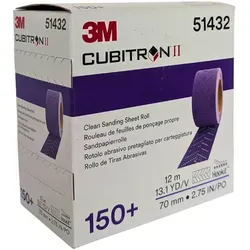 HOOKIT 3M™ Cubitron™ II Hookit™ Tira abrasiva en rollo 737U - Schleifmittel/Abrasive, 70 mm x 12 m, außergewöhnliche Schleifleistung für effizientes Arbeiten und schnelle Ergebnisse.