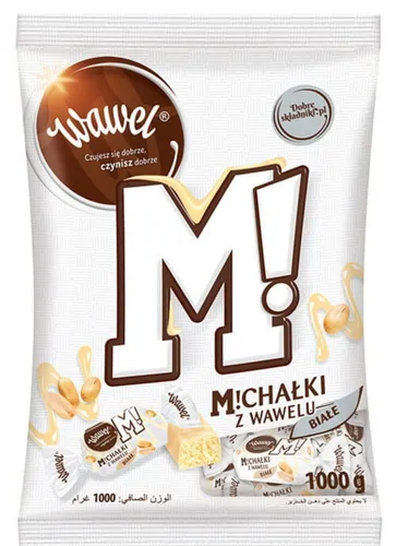 Wawel Michalki Biale Weiß Schoko Konfekt Mit Erdnussfüllung 1 kg