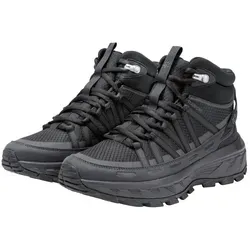 Jack Wolfskin Wild Hike Texapore Mid W Wanderschuhe schwarz 41 - Wasserdichte Damen-Wanderschuhe mit atmungsaktiver TEXAPORE Membran. Optimaler Halt und Komfort dank mittelhohem Schaft und griffiger Gummiaußensohle – ideal für jedes Outdoor-Abenteuer.