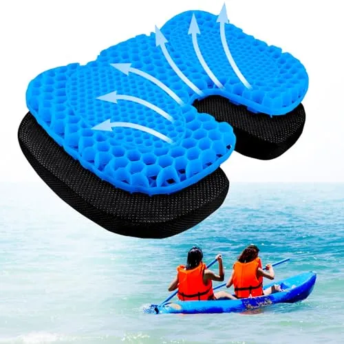 MMOBIEL Rutschfestes Kajak-Sitzkissen - Kajak Zubehör mit rutschfestem Bezug für sicheren Halt und ergonomischer Druckentlastung für langen Komfort bei Wassersportarten.