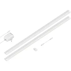 ledscom.de LED Unterbau-Leuchte SIRIS 90cm, 2er Set – Flach & Praktisch - Die flache LED Unterbau-Leuchte SIRIS bietet gleichmäßiges, blendfreies Licht für Küchen und Arbeitsflächen. Mit einfachem Schalter und stabiler Aluminiumkonstruktion ideal für schnelle Montage und vielseitige Einsatzmöglichkeiten.