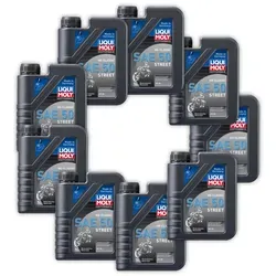 LIQUI MOLY 1572 Motoröl Motorbike HD-Classic SAE 50 - 9x 1L - Hochwertiges Motoröl für klassische Motorräder. Ideal für Harley-Davidson, bietet ausgezeichneten Verschleißschutz und sorgt für einen ruhigen Motorlauf. Optimal für lange Lebensdauer und zuverlässige Leistung.