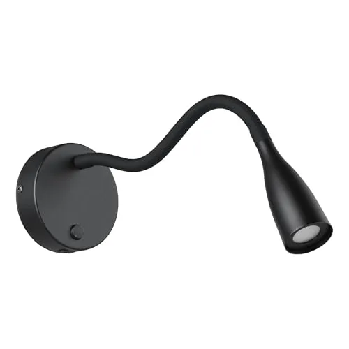 EGLO Wandleuchte OLIVANDINO 1 - Moderne LED Wandlampe mit USB-Ladefunktion - Die OLIVANDINO Wandleuchte überzeugt mit einem flexiblen Lichtarm und integriertem USB-Anschluss. Ideal für gemütliches Lesen oder als praktische Beleuchtung im Flur und Schlafzimmer. Stilvolles Design trifft auf Funktionalität.