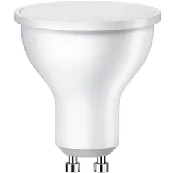 ledscom.de GU10 LED Leuchtmittel, PAR16, warmweiß (2700 K), 5 W, 450lm, 103°, matt