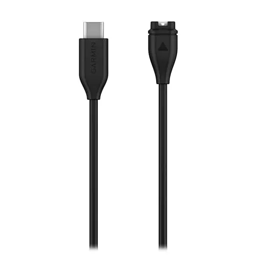 Garmin Unisex USB-C-Datenkabel 1m schwarz - Smartwatch Zubehör, hochwertiges 1m USB-C-Datenkabel für schnelle Datenübertragung und Aufladung von Garmin Geräten.