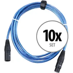 Pronomic XFXM-2.5 Mikrofonkabel 2,5 m - Hochwertiges XLR Mikrofonkabel, säure- und ölfest, ideal für Bühnen- und Proberaumgebrauch, bietet exzellente Übertragungseigenschaften zum günstigen Preis.