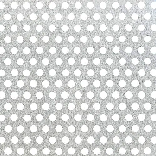 Alberts 468200 Lochblech - Aluminium, natur 200 x 1000 mm, hochwertige Qualität mit runden Löchern für vielseitige Anwendungen