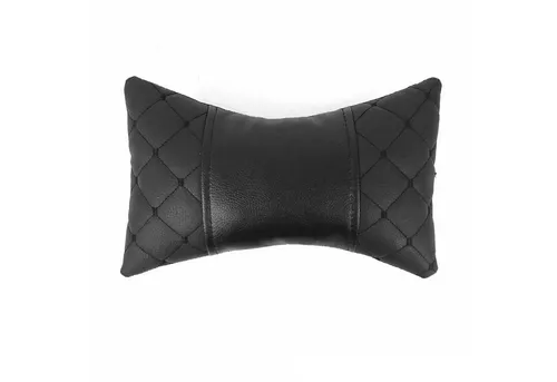 OMAC Autokopfstütze Nackenkissen Auto Schwarz 8x30cm, bequem