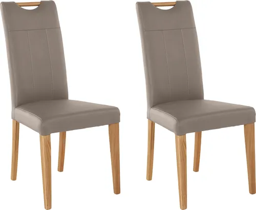 Esszimmerstuhl HOME AFFAIRE "Roberta", grau (taupe, eichefarben), B:47cm H:99cm T:61cm