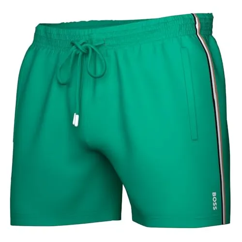 BOSS Badeshorts Iconic mit Gesäßtasche - Badeshorts mit praktischer Gesäßtasche und elastischem Bund für optimalen Sitz. Ideal für Strand und Pool, pflegeleicht und stylisch für deinen Sommer.