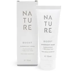 Nature Overnight Mask BOOST, 75 Milliliter - Sonstige Gesichtspflegeartikel, revitalisierende Nachtmaske für eine intensive Feuchtigkeitsversorgung und strahlende Haut am Morgen.