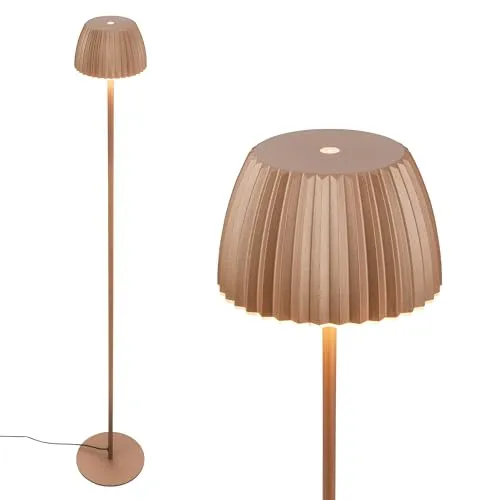 Briloner Leuchten LED Stehlampe LOCA - Moderne Standleuchte mit integrierter 8W LED, stufenlosem Touchdimmer und USB-C Stromversorgung für flexible Nutzung in jedem Raum.