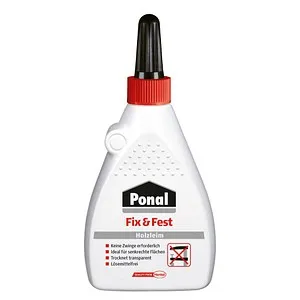 Ponal Fix Fest Holzleim 100,0 g - zuverlässige Holzverklebung, schnell trocknend und wasserfest für präzise Ergebnisse