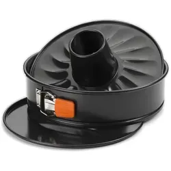 Le Creuset Springform mit Rohrboden 26 cm - Hochwertige Backform für Rührkuchen und Sauerteig, mit langlebiger Antihaft-Beschichtung und sicherem Tragekomfort dank breitem Rand. Ideal für Backliebhaber!