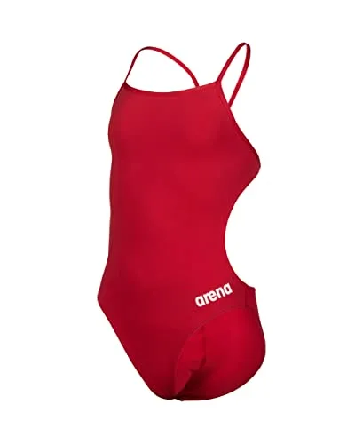ARENA Mädchen Girl's Team Swimsuit Challenge Solid Badeanzüge - Kinder-Bademode: Komfortabler, schnelltrocknender Einteiler aus MaxLife Eco-Gewebe mit 50% Recycling-Anteil, ideal für intensives Schwimmtraining und Wettkämpfe.