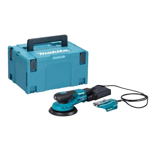 Makita BO 004 CGZ01 Akku Exzenterschleifer 40 V - Winkelschleifer mit 150 mm Scheibendurchmesser und 3,0 mm Hub für präzise Schleifergebnisse, ideal für professionelle Anwendungen.