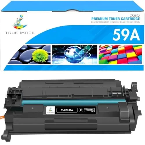 True Image CF259A Tonerkartusche kompatibel mit HP 59A LaserJet Pro M404dn M404dw MFP M428fdw M428dw M428fdn M404n M304n M304dn M406 M430 M428 M404 M304 59X CF259X (Schwarz, 1 Stück)