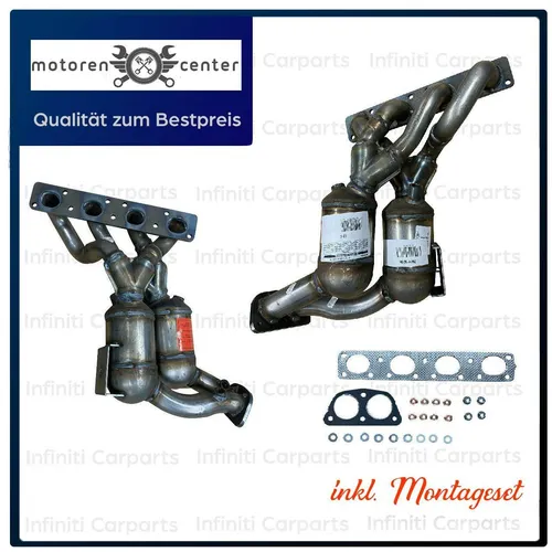 KAT KATALYSATOR KRÜMMERKAT BMW 1er 3er E87 E90 E91 E92 120i 320i N46B20 - Hochwertiger Katalysator für BMW 1er und 3er Modelle, bietet 100% Passgenauigkeit und einfache Montage. Ideal für eine effiziente Abgasreinigung und zuverlässigen Einsatz.