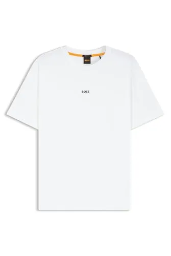 BOSS Herren Tchup T-Shirt 10216254 01, Weiß, M EU - T-Shirts für Herren, hochwertiges Material mit relaxed Fit für optimalen Tragekomfort im Alltag.