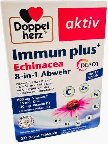 Doppelherz Immun plus Echinacea Depot Ta 20 St