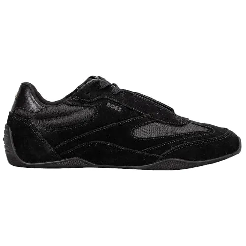 BOSS Jaylen Lowp Sneaker – Sportlicher Freizeitschuh in Schwarz, Größe 42 EU - Sportlicher Sneaker in Größe 42, aus hochwertigem Leder und Textil, mit herausnehmbarer Innensohle für optimalen Tragekomfort und einem modernen Look.