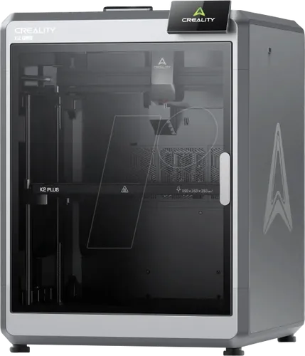 CREALITY K2P - 3D Drucker mit 350 mm³ Bauvolumen - 3D-Drucker für große Objekte, mit FOC Closed-Loop Motoren und automatischem Filament-Cutter für präzise Druckergebnisse und einfache Handhabung.