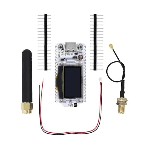 DollaTek Meshcore 868 MHz – 915 MHz Lora SX1262 Entwicklungsboard mit 0,96" OLED-Display, ESP32 WLAN, HTIT Bluetooth-Board, IoT-Entwicklungsmodul für Arduino für Meshtastic