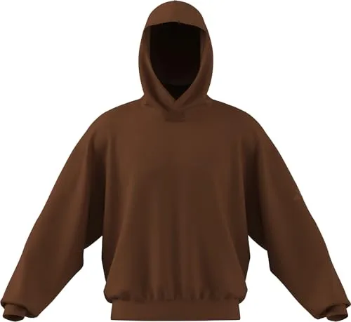 adidas Men's Soft LUX Hoodie, Dusky Bronze, L - Bequemer Hoodie mit lockerem Schnitt, ideal für den Alltag. Hergestellt aus recycelten Materialien und mit UV-Schutz. Perfekt für aktive Tage und entspannte Abende.