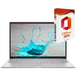Asus VivoBook X170, Intel Core i5-1335U, beleuchtete Tastatur Business-Notebook (44 cm/17.3 Zoll, Intel Core i5 1335U, Intel Iris Xe, 2000 GB SSD, Windows 11 Pro, MS Office 2024 Pro Dauerlizenz, beleuchtete Tastatur) 2000 GB | 8 GB RAM