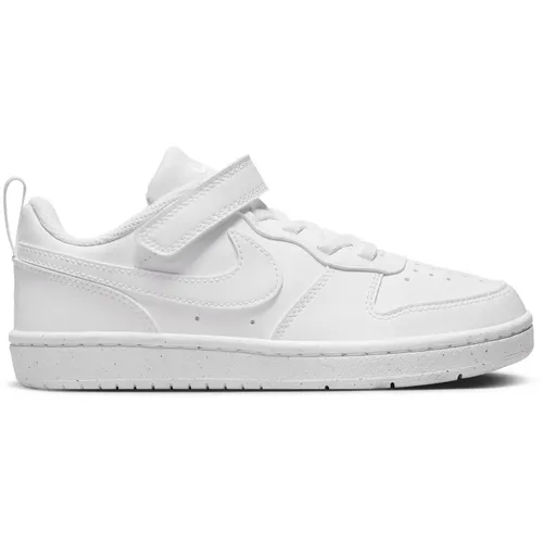 NIKE Kinder Freizeitschuhe COURT BOROUGH LOW RECRAFT (PS) - Sneaker für Kinder, mit recyceltem Material für einen umweltfreundlichen Look und verbesserter Bewegungsfreiheit für aktive Füße.