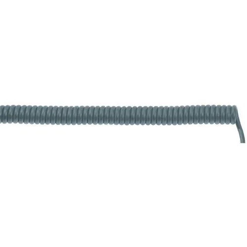 LAPP Spiralkabel 70002606 500 mm / 1500 mm Grau - Hochwertiges ÖLFLEX Spiralkabel, flexibel und langlebig, ideal für anspruchsvolle Anwendungen mit U 0 /U: 300/500 V.