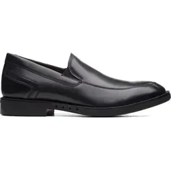 Clarks Un Hugh Lace Herren Business Schuhe, Schwarz, Größe 6.5 - Halbschuhe mit elegantem schwarzen Leder-Obermaterial und innovativer, belüfteter Sohle für ein leichtes Tragegefühl bei jedem Anlass.