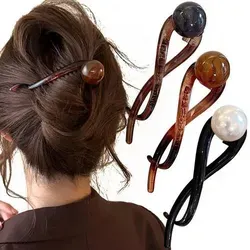 3er Set Elegante Perlen Französische Haarnadeln Bananenclips - Vielseitige Haarklammern für Hochzeiten, Partys und den Alltag. Mit funkelnden Perlen, die jedem Look Glanz verleihen. Sicherer Halt für alle Haartypen und einfache Anwendung für elegante Frisuren.
