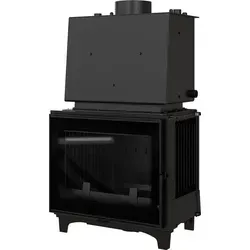 Wasserführender Kamineinsatz FRANEK 12 kW Ø 200 - Kaminöfen mit Wasserbasis, kombiniert Heizfunktion und effiziente Schadstoffreduzierung, ideal für umweltbewusste Heizlösungen.