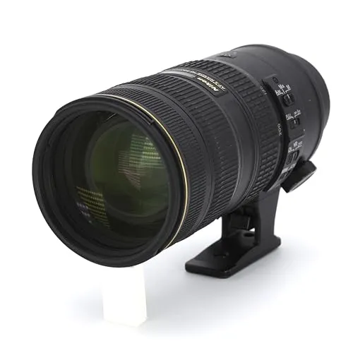 Nikon AF-S 70 – 200 mm VRII F2 G .8 Objektiv - Hochwertiges Kameraobjektiv mit schneller Blende und Bildstabilisator für brillante Aufnahmen in verschiedenen Lichtverhältnissen.