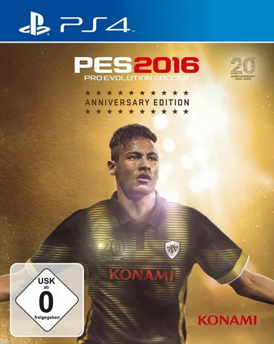 PES 2016 Anniversary Edition - Sportspiel für PS4 und PS3 mit dynamischem Wettersystem und realistischer Ball-Physik, ideal für Fußballfans, die das ultimative Spielerlebnis suchen.
