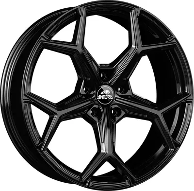 Antera A101 Alufelgen 22 Zoll - Felgen in Piano Schwarz Diamond, 9.5x22" ET25, ideal für stilvolle Fahrzeuge mit maximaler Traglast von 800 kg.