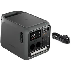 DJI Power 1000 Mini EU - Anthrazit Powerstation - Kompakte und leistungsstarke Powerstation für unterwegs, ideal für den Einsatz mit Solarpanelen. Verlässlich und vielseitig für alle Outdoor-Aktivitäten.