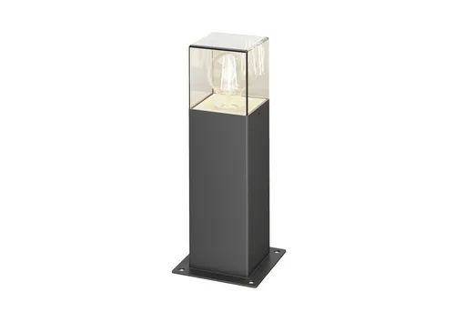 Lucande Außenleuchte Keke - Spritzwassergeschützte Wegeleuchte in Schwarz - Moderne Wegeleuchte aus Aluminium mit IP44 Schutz gegen Spritzwasser. Ideal für Garten, Terrasse und Balkon - sorgt für stimmungsvolle Beleuchtung und Sicherheit im Außenbereich.