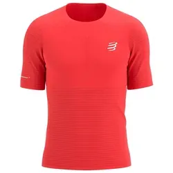 Compressport Pro Racing S/S T-Shirt - Laufshirt in Rot, Gr. L - Funktionelles Kurzarmshirt für Herren mit Stretch für optimalen Komfort beim Laufen, ideal für Roadrunning und Trailrunning. Entdecken Sie weitere Top-Angebote von Compressport!