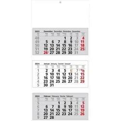 3-Monatskalender 33x70cm Kalendarium 2025