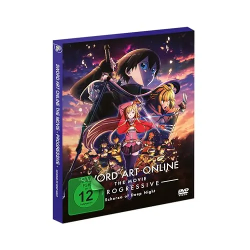 Crunchyroll DVD Sword Art Online: The Movie - Progressive: Scherzo of Deep Night - Erlebe das Abenteuer im ersten VRMMORPG, wo Asuna und Kirito in einem tödlichen Spiel gefangen sind. Spannende Kämpfe und unerwartete Wendungen warten in dieser fesselnden Anime-Verfilmung!