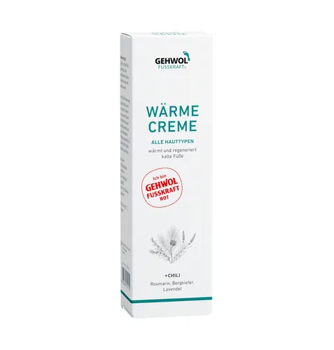 GEHWOL FUSSKRAFT rot Wärme-Creme trockene und spröde Haut 125 ml