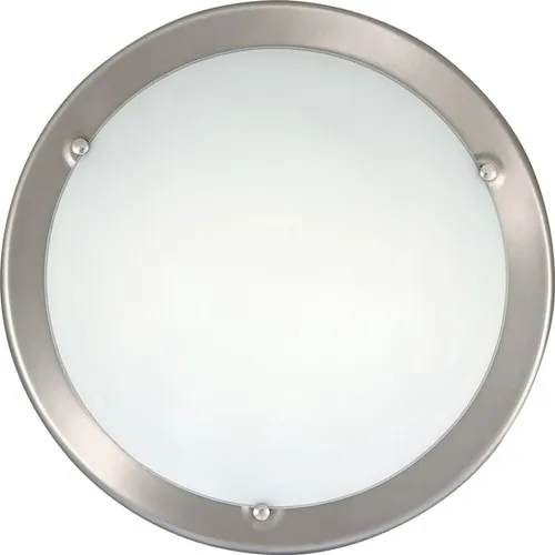 Rabalux UFO 5121 Deckenleuchte 28,5cm Chrom Satin Glass E27 60W Dimmbar
