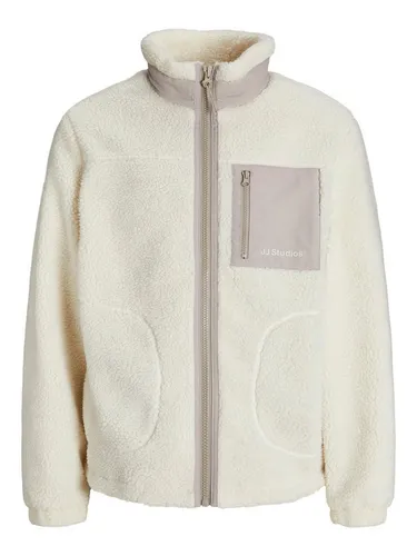 Jack & Jones JJESOHO TEDDY JACKET - Herren Jacke XXL - Funktionsjacken aus 100% hochwertigem Polyester, ideal für Freizeit und Arbeit, mit recyceltem Material für umweltbewusste Männer.