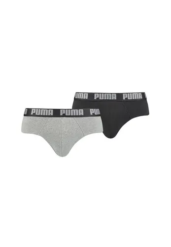 PUMA BODYWEAR Slip Logo Webbund (2-St) - Entdecke den sportlichen Style mit dem 2er-Pack Slips von Puma! Diese Basics bieten hohen Tragekomfort dank elastischer Baumwolle und sind perfekt unter Jeans oder Sweatpants. Der markante Webgummibund rundet den Look ab.