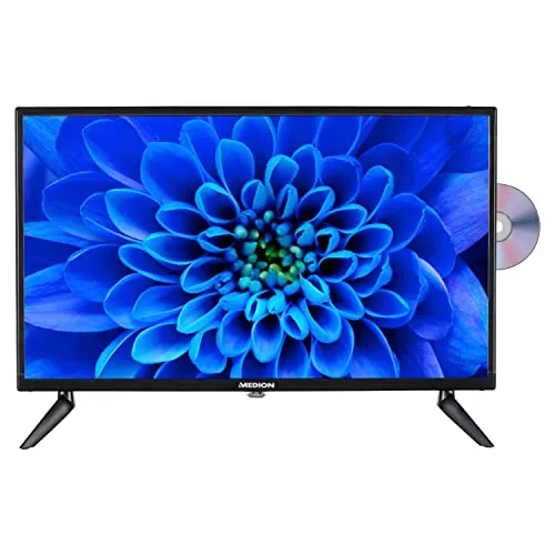 MEDION E12475 (MD 20109) - 24 Zoll Full HD Fernseher mit DVD-Player, ideal für Camping und unterwegs mit 12V KFZ Car-Adapter und Triple Tuner